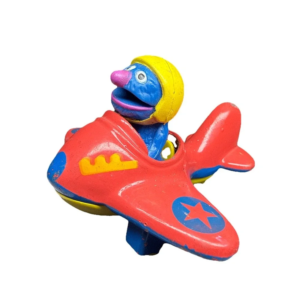 1986 Play Skool Sesame Street‎ Grover Airplane